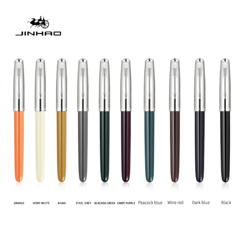 Jinhao- 86 Классическая перьевая ручка ретро синий черный красный многоцветная с серебряной крышкой
Jinhao- 86 Классическая перьевая ручка ретро синий черный красный многоцветная с серебряной крышкой
