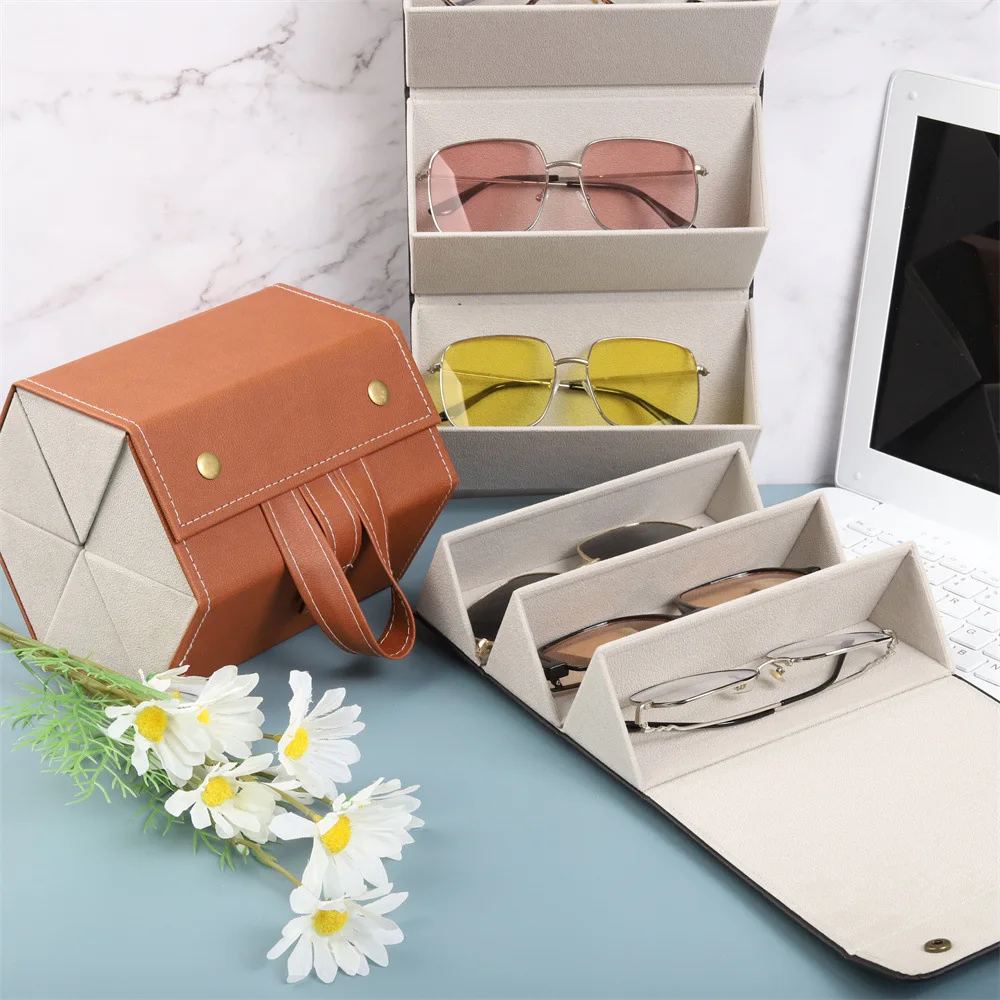 Foldable Glasses Storage Box Portable Glasses Organizer Sunglasses Eyeglasses Storage Containermulti-Slot Travel Glasses Case
Foldable Glasses Storage Box Portable Glasses Organizer Sunglasses Eyeglasses Storage Containermulti-Slot Travel Glasses Case