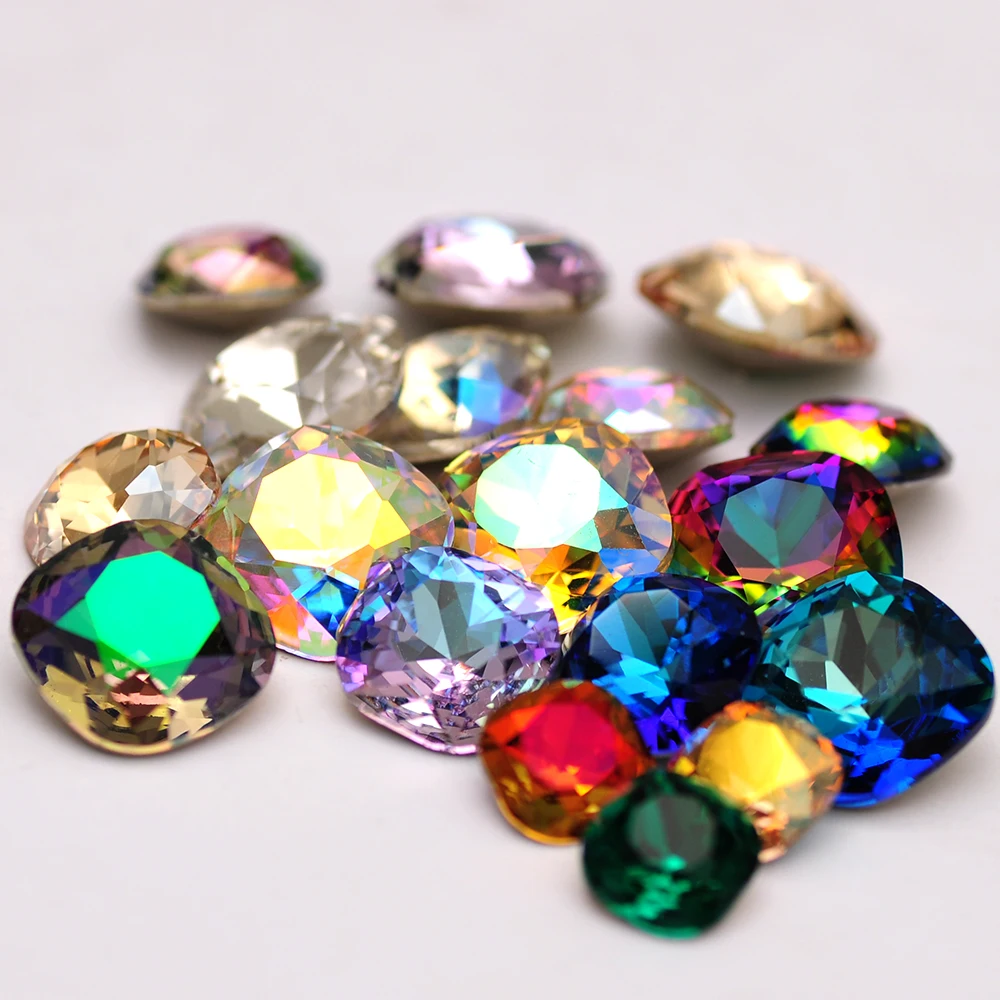 YANRUO 6mm Newly 4470 Cushion Cut Crystal Point Back All Color Rhinestone 3D Dazzling Diamonds DIY Nails Art Beads Decoration
YANRUO 6mm Newly 4470 Cushion Cut Crystal Point Back All Color Rhinestone 3D Dazzling Diamonds DIY Nails Art Beads Decoration