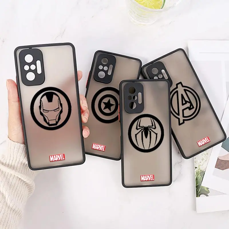 Marvel Heroes Logo For Redmi Note 11 Cases Iron man Redmi 8 9 9A 9C 9T 10C 6A 7A 7 Note 8 10 11 9 Pro Case Matte Cover Spiderman
Marvel Heroes Logo For Redmi Note 11 Cases Iron man Redmi 8 9 9A 9C 9T 10C 6A 7A 7 Note 8 10 11 9 Pro Case Matte Cover Spiderman
