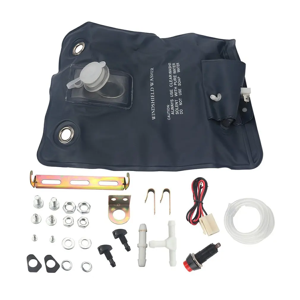 Universal 12V Car Windscreen Washer Pump With Bag Kit Car Windshield Cleaning Tool Windshield Washer Pump 151286776374
Universal 12V Car Windscreen Washer Pump With Bag Kit Car Windshield Cleaning Tool Windshield Washer Pump 151286776374