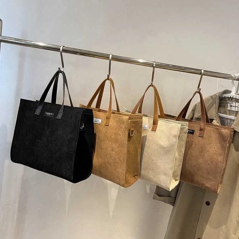 Casual Tote Soft Corduroy Satchel Shoulder Bags For Women 2023 Ladies Female Large Office Handbags Shopping Bag
Casual Tote Soft Corduroy Satchel Shoulder Bags For Women 2023 Ladies Female Large Office Handbags Shopping Bag