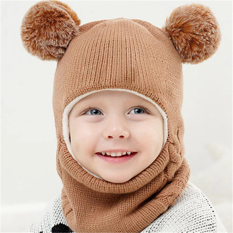 Baby Boy Girl Hat And Scarf All In One Winter Thicken Plus Velvet Face Ear Protection Knitted Cap Toddler Children Kids Warm Hat
Baby Boy Girl Hat And Scarf All In One Winter Thicken Plus Velvet Face Ear Protection Knitted Cap Toddler Children Kids Warm Hat