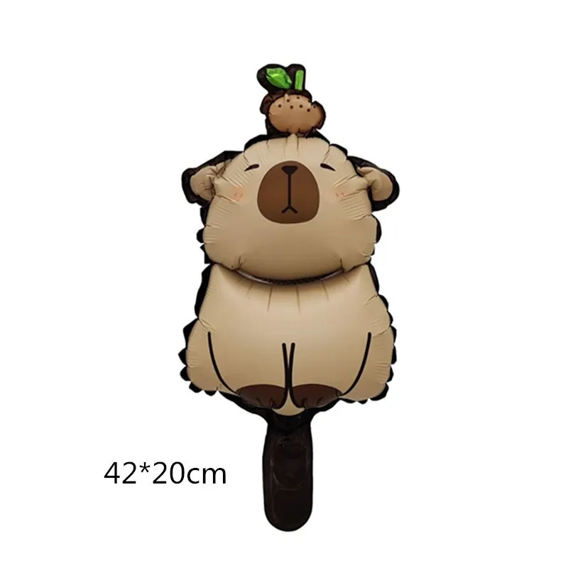 Мини-капибара, воздушный шар из алюминиевой пленки, MINISO 
Мини-капибара, воздушный шар из алюминиевой пленки, MINISO