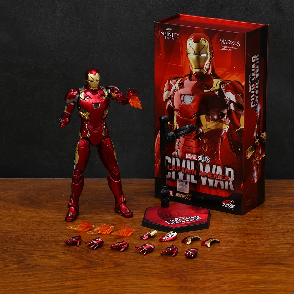 ZD Marvel легенды Мстители Железный человек Марк XLVI MK46 шарнирная подвижная экшн-фигурка ПВХ игрушки Коллекционная кукла модель
ZD Marvel легенды Мстители Железный человек Марк XLVI MK46 шарнирная подвижная экшн-фигурка ПВХ игрушки Коллекционная кукла модель