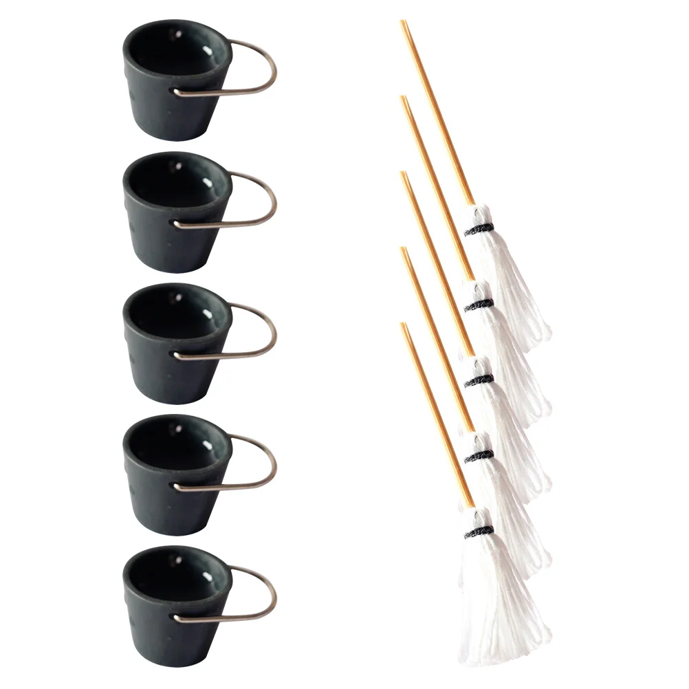 5 комплектов, швабра-ведро для кукольного домика, модель мебели, миниатюрный аксессуар для сцены, железный реквизит, швабры, ведра из смолы, для детей
5 комплектов, швабра-ведро для кукольного домика, модель мебели, миниатюрный аксессуар для сцены, железный реквизит, швабры, ведра из смолы, для детей