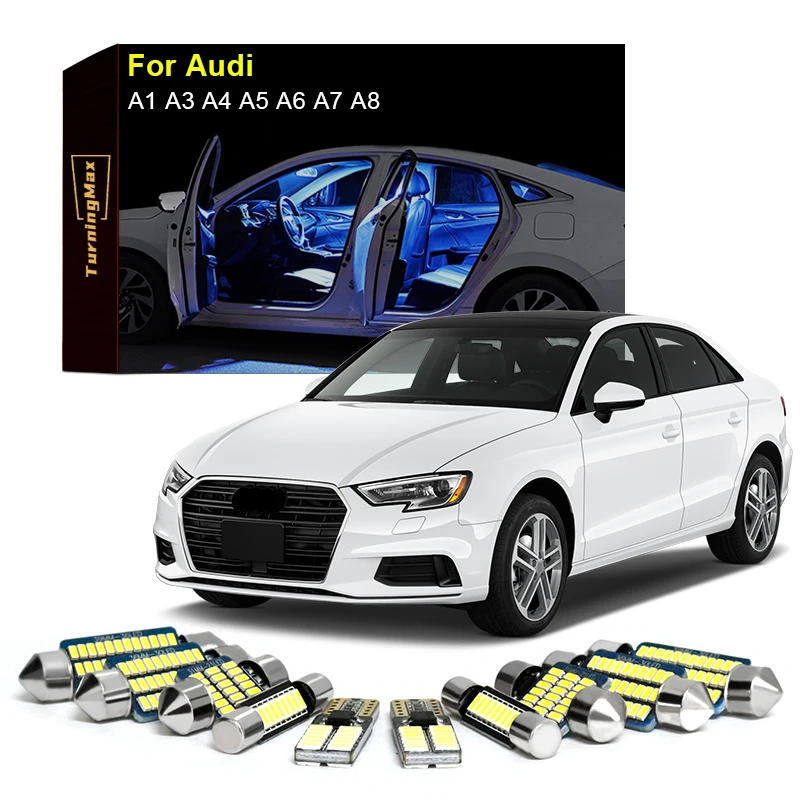 For Audi A3 8L 8V 8P A4 B5 B6 B7 B8 A5 8TA 8T3 A6 C5 C6 C7 A7 A1 8X Canbus Vehicle Car LED Interior Map Dome Trunk Reading Light
For Audi A3 8L 8V 8P A4 B5 B6 B7 B8 A5 8TA 8T3 A6 C5 C6 C7 A7 A1 8X Canbus Vehicle Car LED Interior Map Dome Trunk Reading Light