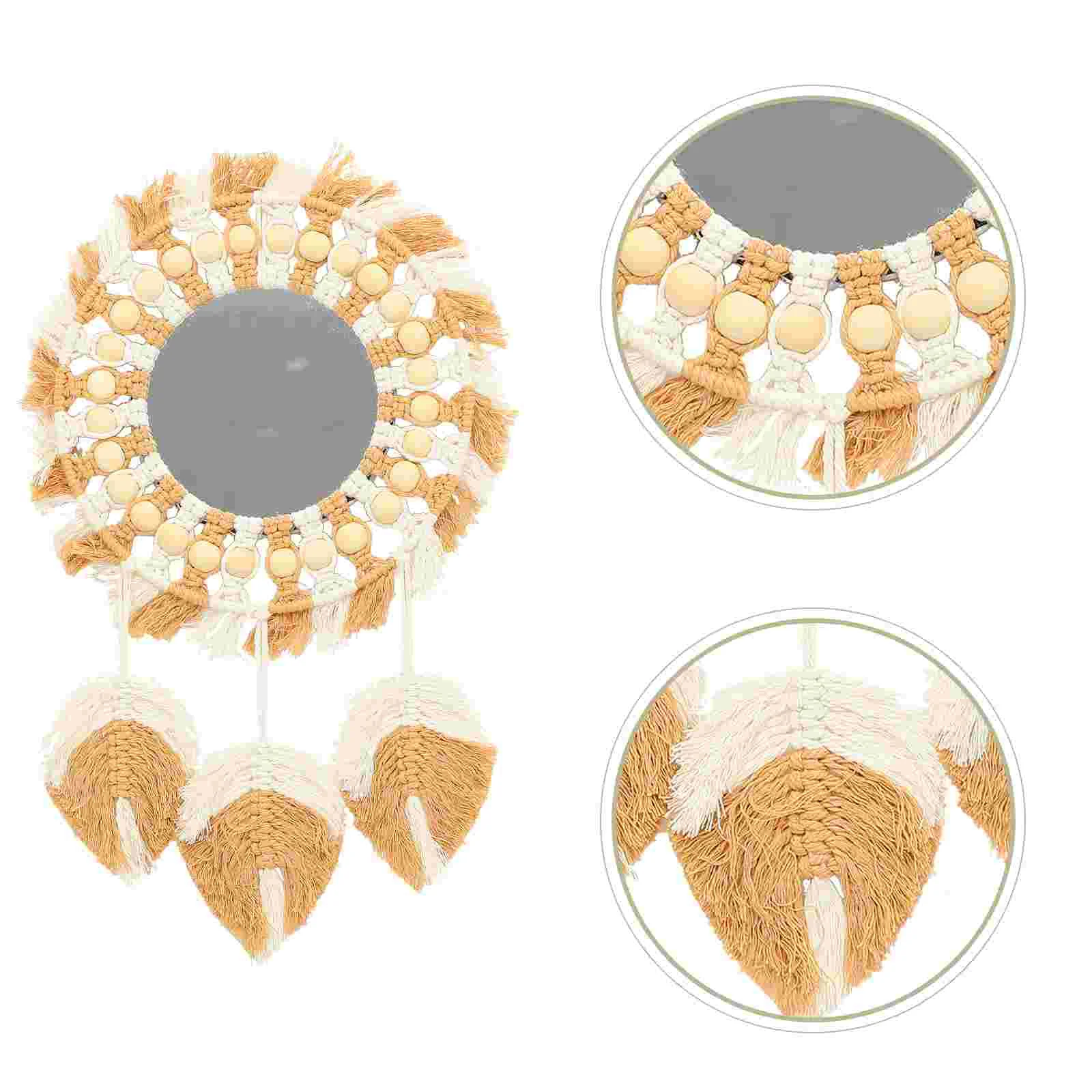 Mirror Wall Decor Macrame Hanging Bedroom Rope Decorative Cotton Asthetically Circle Pleasing Makeup Bohemian Woven Round
Mirror Wall Decor Macrame Hanging Bedroom Rope Decorative Cotton Asthetically Circle Pleasing Makeup Bohemian Woven Round