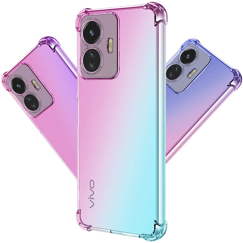 For VIVO Y55 4G 2022 T1 4G IQQQ Z6 44W Phone Case,Hybrid Cute Gradient TPU Bumper Flexible Drop Protection Anti-Scratch Cover
For VIVO Y55 4G 2022 T1 4G IQQQ Z6 44W Phone Case,Hybrid Cute Gradient TPU Bumper Flexible Drop Protection Anti-Scratch Cover