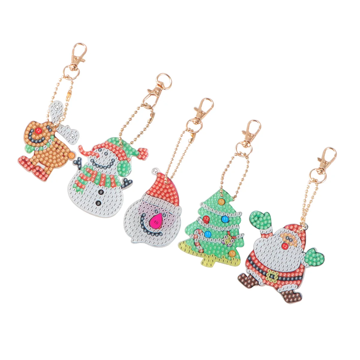 5pcs Christmas Party Fillers Handbag Charms Snowman Keychain Christmas Tree Ornament 5D Diy Keychain
5pcs Christmas Party Fillers Handbag Charms Snowman Keychain Christmas Tree Ornament 5D Diy Keychain