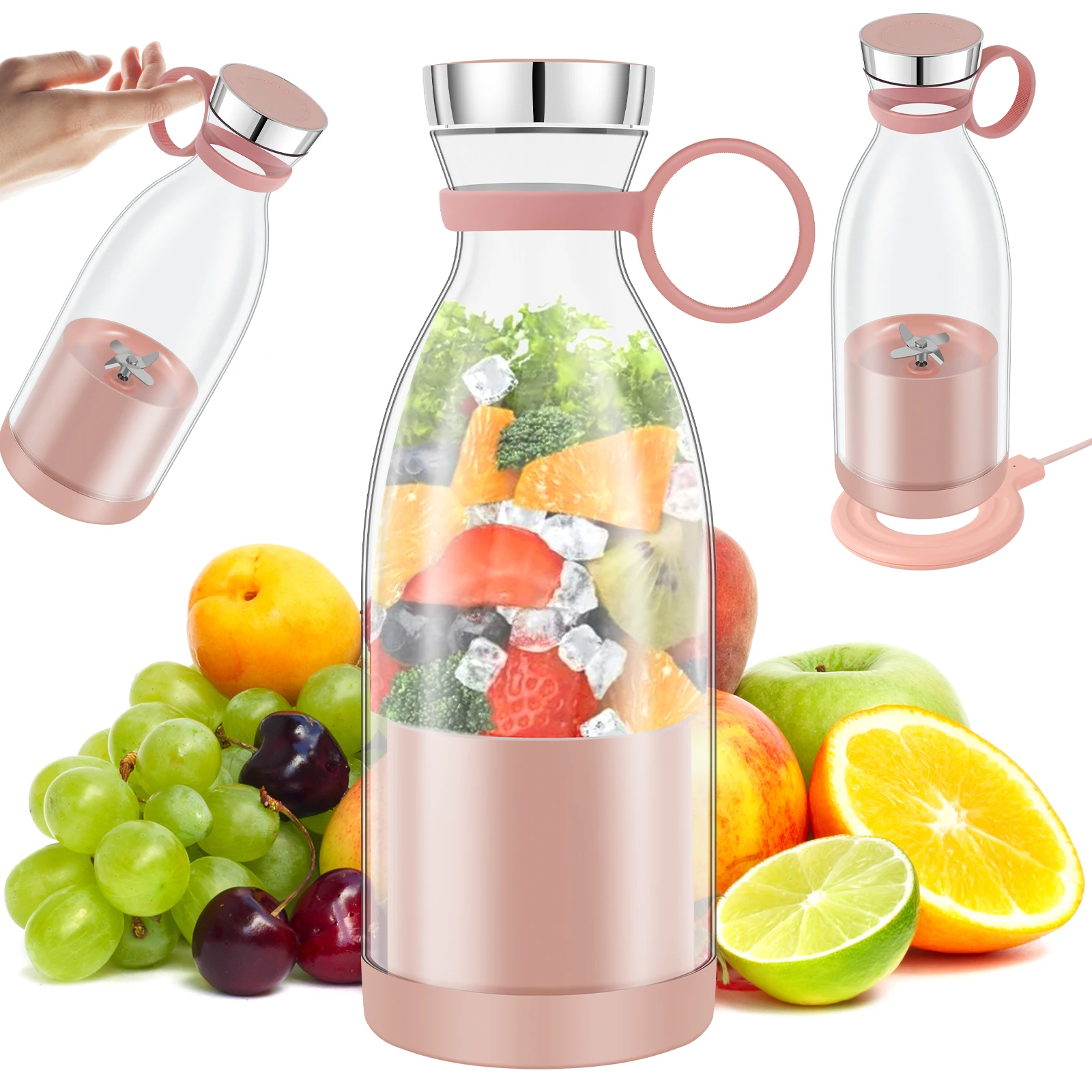 Multi-Functional Mini Juicer Mixer Cup USB Rechargeable Shake Cup Mini Blender Antioxidant Cup Office Outdoor Juice Bottle
Multi-Functional Mini Juicer Mixer Cup USB Rechargeable Shake Cup Mini Blender Antioxidant Cup Office Outdoor Juice Bottle