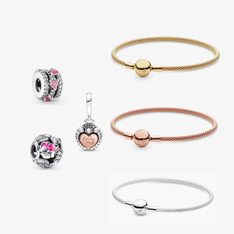2023 New Women's multi-color bracelet Pandora original logo 925 sterling Silver DIY jewelry charm Hanging Decoration Circle Gift
2023 New Women's multi-color bracelet Pandora original logo 925 sterling Silver DIY jewelry charm Hanging Decoration Circle Gift