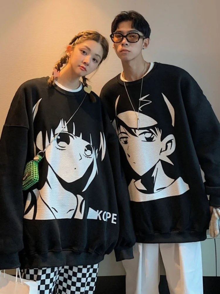 Deeptown Harajuku Anime Couples Hoodies Women Pullovers Korean Fashion Streetwear Black Long Sleeve Tops 2022 Autumn Fall
Deeptown Harajuku Anime Couples Hoodies Women Pullovers Korean Fashion Streetwear Black Long Sleeve Tops 2022 Autumn Fall