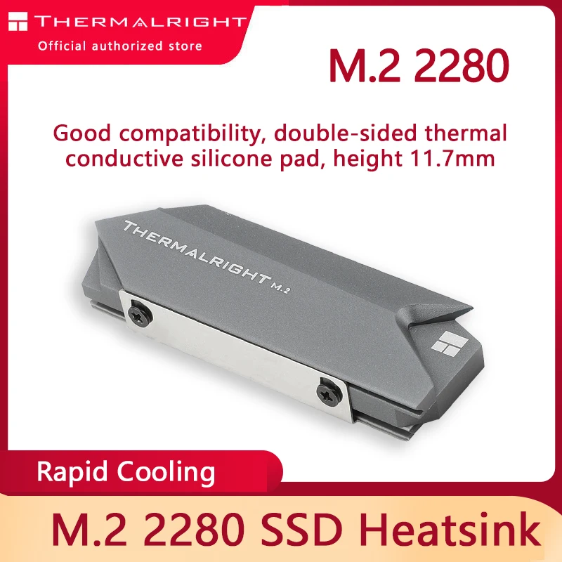 Thermalright M.2 2280 PRO ARGB Aluminum alloy SSD Solid-state Hard Drive Disk Cooling For M2 heatsink 22*80mm Cooler Radiator
Thermalright M.2 2280 PRO ARGB Aluminum alloy SSD Solid-state Hard Drive Disk Cooling For M2 heatsink 22*80mm Cooler Radiator