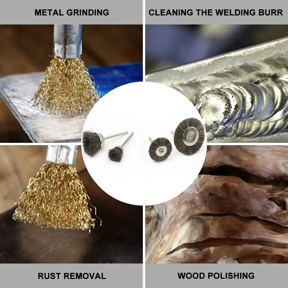 Brush Rotary Electric Tools Metal Rust Removal Grinder Steel Wire Brass Brush Electric Drill Accessories Wheels Brushes
Brush Rotary Electric Tools Metal Rust Removal Grinder Steel Wire Brass Brush Electric Drill Accessories Wheels Brushes