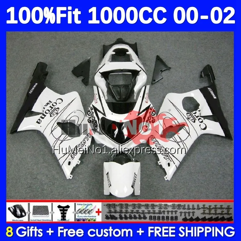 Injection Body For SUZUKI GSXR 1000 GSXR1000 K2 19No.14 1000CC GSXR-1000 00 01 02 GSX-R1000 2000 2001 2002 Fairing white glossy
Injection Body For SUZUKI GSXR 1000 GSXR1000 K2 19No.14 1000CC GSXR-1000 00 01 02 GSX-R1000 2000 2001 2002 Fairing white glossy