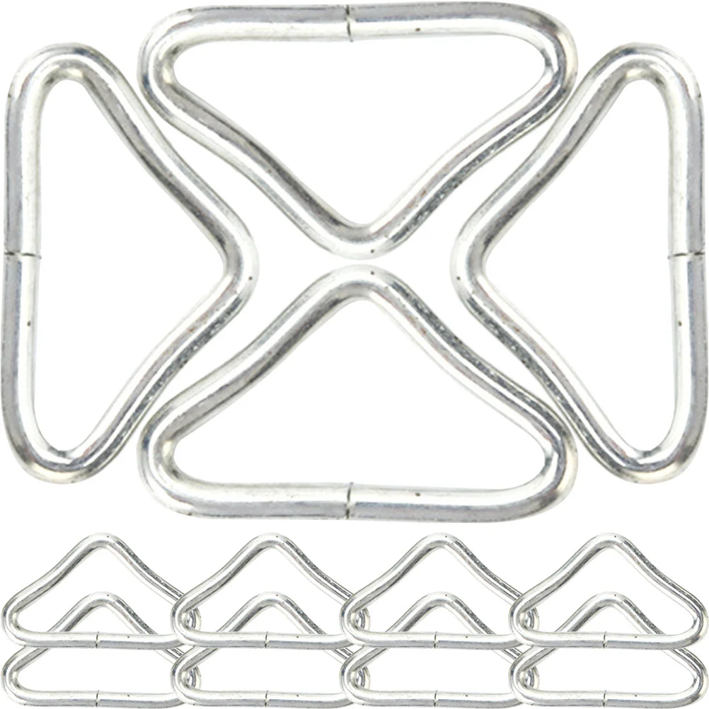 30 Pcs Triangle Trampoline Buckle Child Tool Hooks Jumping Bed Ring Galvanized Steel Portable Parts Trampolines
30 Pcs Triangle Trampoline Buckle Child Tool Hooks Jumping Bed Ring Galvanized Steel Portable Parts Trampolines