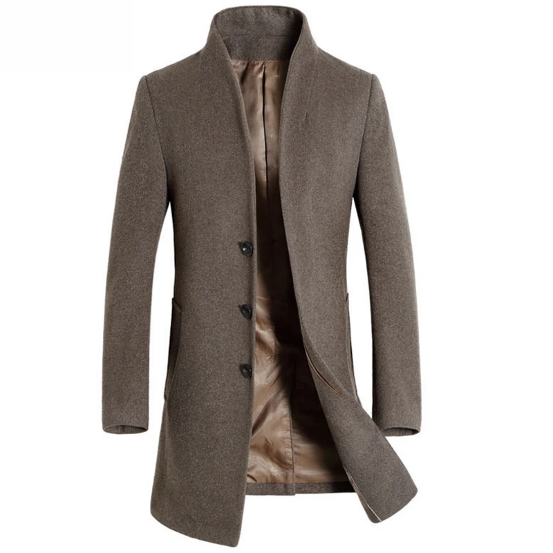 Winter casual Men's wool Jackets and coats men slim fit business brown wool overcoat jacket male woolen outwear clothing
Winter casual Men's wool Jackets and coats men slim fit business brown wool overcoat jacket male woolen outwear clothing