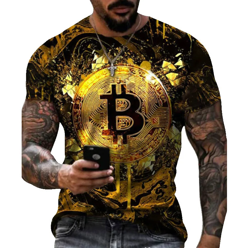 Bitcoin Graphic T Shirts Tee Men T-Shirt Clothing Camisetas Tops Ropa Hombre Summer Streetwear Camisa Masculina Verano Roupas
Bitcoin Graphic T Shirts Tee Men T-Shirt Clothing Camisetas Tops Ropa Hombre Summer Streetwear Camisa Masculina Verano Roupas