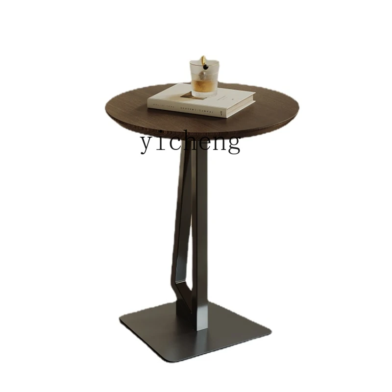 ZC round Side Table Living Room Home Smoked Wood Leather Sofa Side Table Design Balcony Small Tea Table
ZC round Side Table Living Room Home Smoked Wood Leather Sofa Side Table Design Balcony Small Tea Table