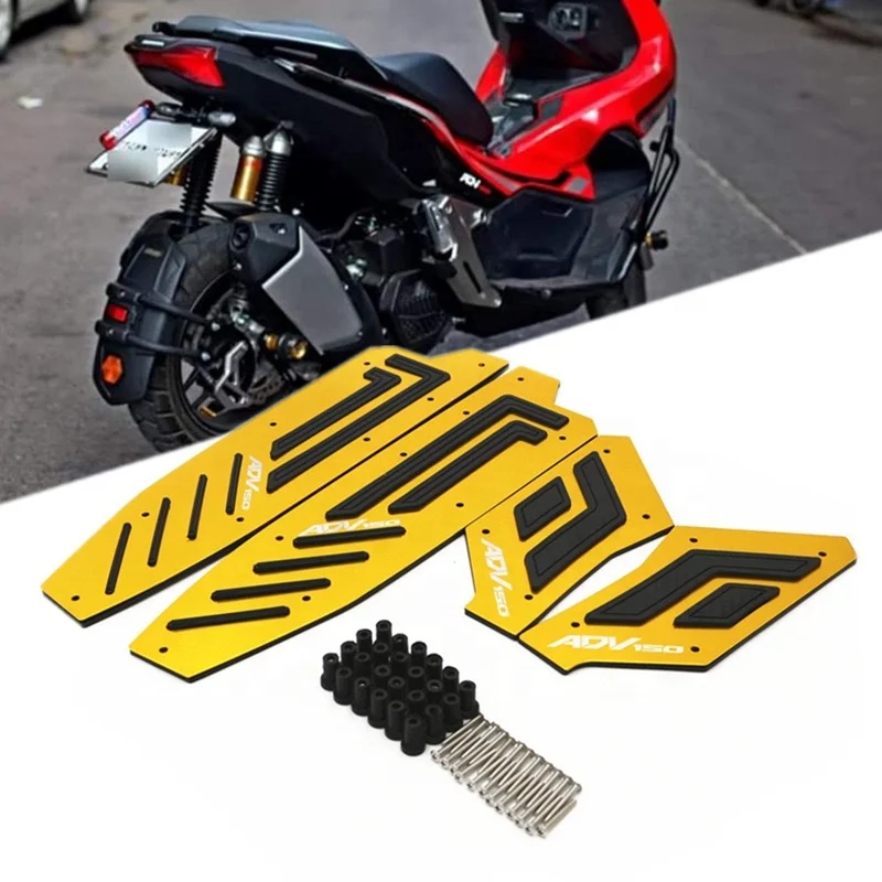 

For HONDA ADV150 ADV 150 Adv150 2019 2020 Motorcycle Accessories Front And Rear Footrest Step Floorboards
