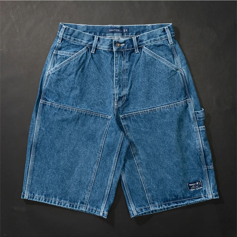 Джинсовые шорты NAUTICA 22SS мужские и женские, облегающие мешковатые джинсовые шорты с промывкой художника и обе колени
Джинсовые шорты NAUTICA 22SS мужские и женские, облегающие мешковатые джинсовые шорты с промывкой художника и обе колени