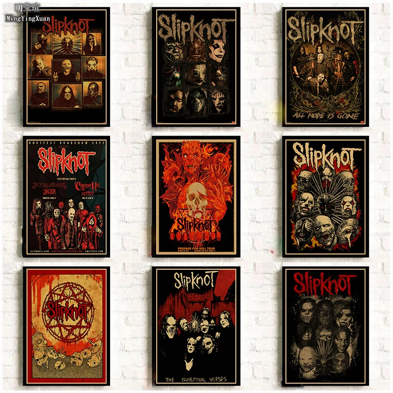 Heavy Metal Band Vintage Poster Kraft Paper Rock Band Posters Bar Poster Wall Stickers Retro Home Decorative Painting gift
Heavy Metal Band Vintage Poster Kraft Paper Rock Band Posters Bar Poster Wall Stickers Retro Home Decorative Painting gift