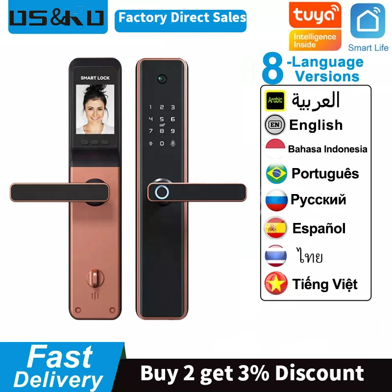 Biometric Fingerprint ElectronicDoor Lock K1 PRO Black Smart Lock Tuya App Remote Unlocking Keyless Lock Fingerprint Door Lock
Biometric Fingerprint ElectronicDoor Lock K1 PRO Black Smart Lock Tuya App Remote Unlocking Keyless Lock Fingerprint Door Lock