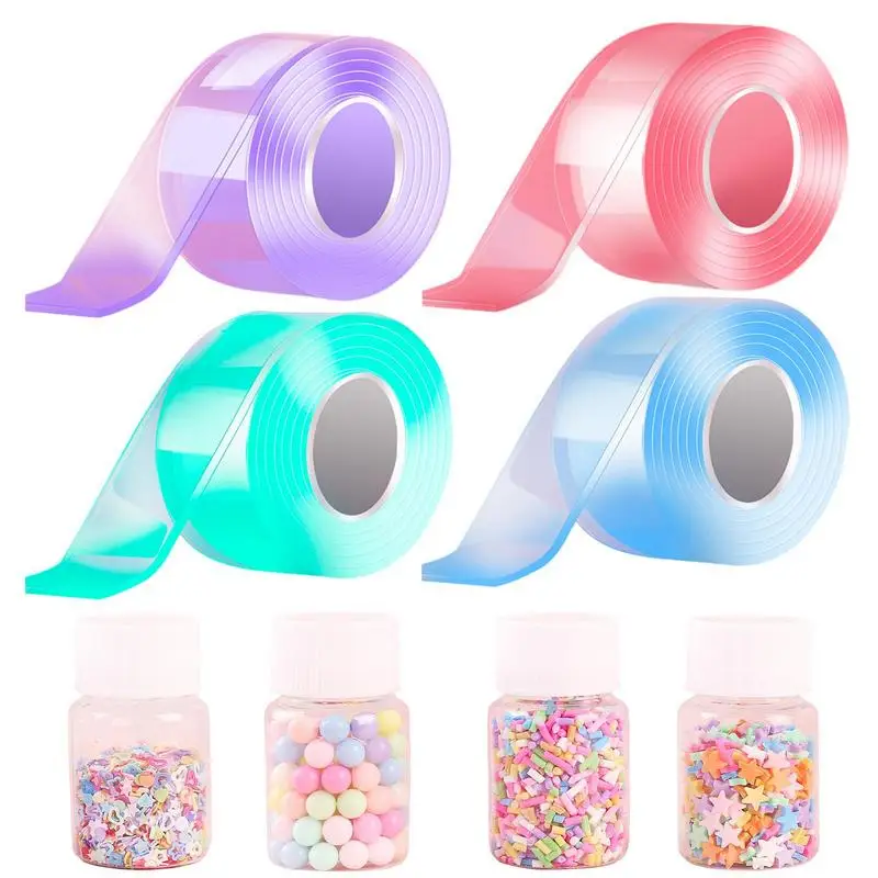 Blowable Bubble Tape Non-marking Double-sided Adhesive For DIY Craft Pinch Toy Making Reusable Clear Nano Tape High Sticky
Blowable Bubble Tape Non-marking Double-sided Adhesive For DIY Craft Pinch Toy Making Reusable Clear Nano Tape High Sticky