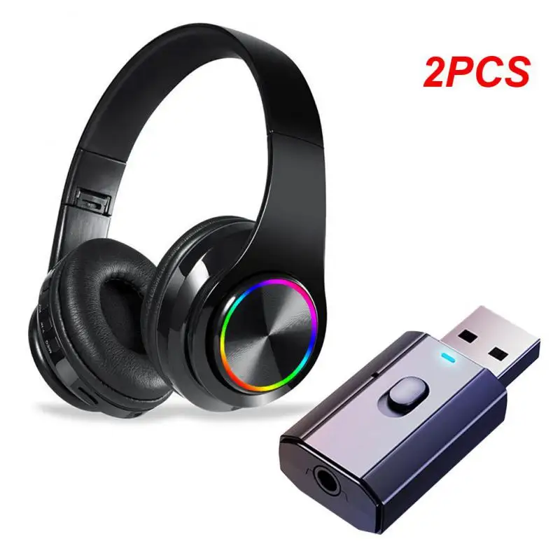 2PCS Wireless Audio Adapter Reliable Comfortable And Foldable Wireless Connections Strong Compatibility Built-in Microphone
2PCS Wireless Audio Adapter Reliable Comfortable And Foldable Wireless Connections Strong Compatibility Built-in Microphone