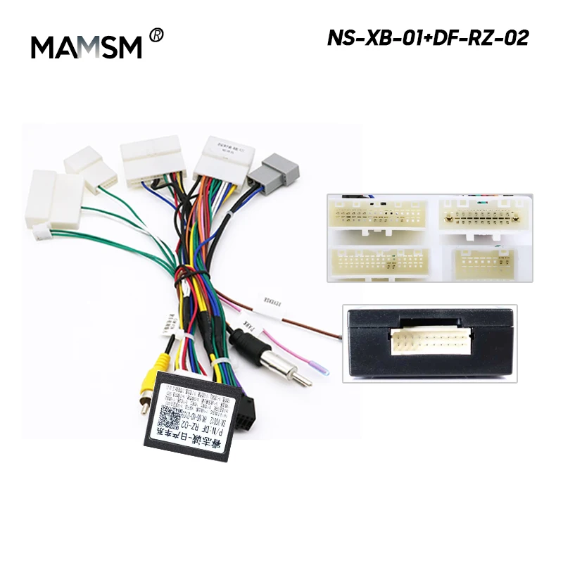 Автомобильный 16-контактный адаптер MAMSM, декодер коробки Canbus для Nissan X-Trail Rogue Qashqai Sylphy Android, кабель питания для радио DF-RZ-02
Автомобильный 16-контактный адаптер MAMSM, декодер коробки Canbus для Nissan X-Trail Rogue Qashqai Sylphy Android, кабель питания для радио DF-RZ-02