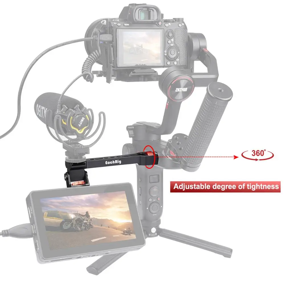 Адаптер для фотовспышки с винтом 1/4 дюйма для стабилизатора DJI Ronin S SC Crane 3 Weebill S
Адаптер для фотовспышки с винтом 1/4 дюйма для стабилизатора DJI Ronin S SC Crane 3 Weebill S