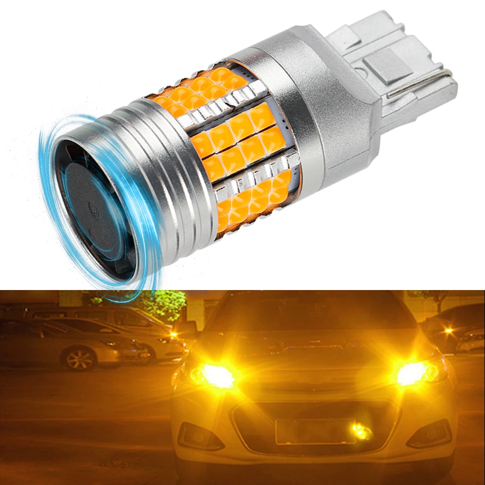 OKEEN 2pcs 1156 7440 T20 BA15S P21W 48smd Canbus 3030 LED Lights Bulbs With Lens For Car Turn Signal Reversing Brake Lights 12V
OKEEN 2pcs 1156 7440 T20 BA15S P21W 48smd Canbus 3030 LED Lights Bulbs With Lens For Car Turn Signal Reversing Brake Lights 12V