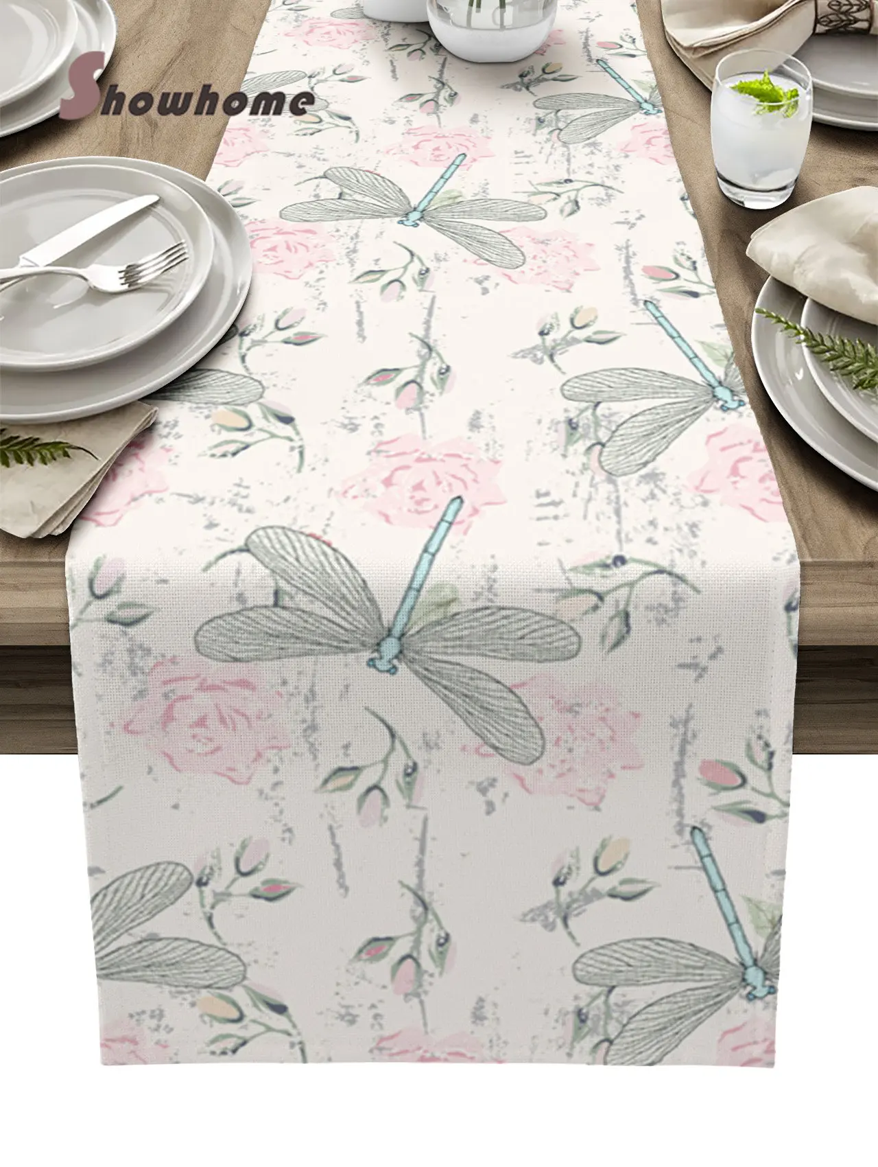 Dragonfly Flower Table Runner Wedding Party Decor Modern Coffee Dining Luxury Table Decoration Tablecloth
Dragonfly Flower Table Runner Wedding Party Decor Modern Coffee Dining Luxury Table Decoration Tablecloth