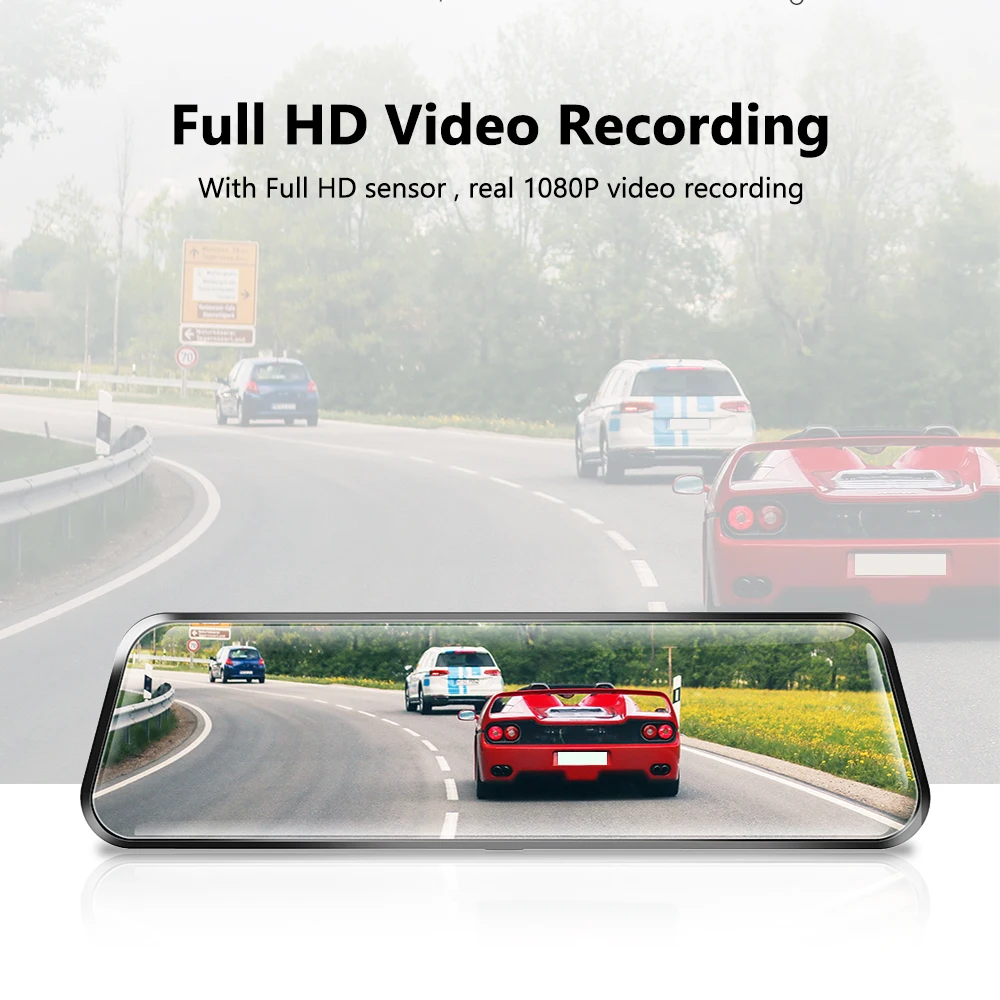 

1080P Ultra Clear Driving Recorder Front And Rear Dual Recording High-Definition Recorder Night Vision Function Reversing Image