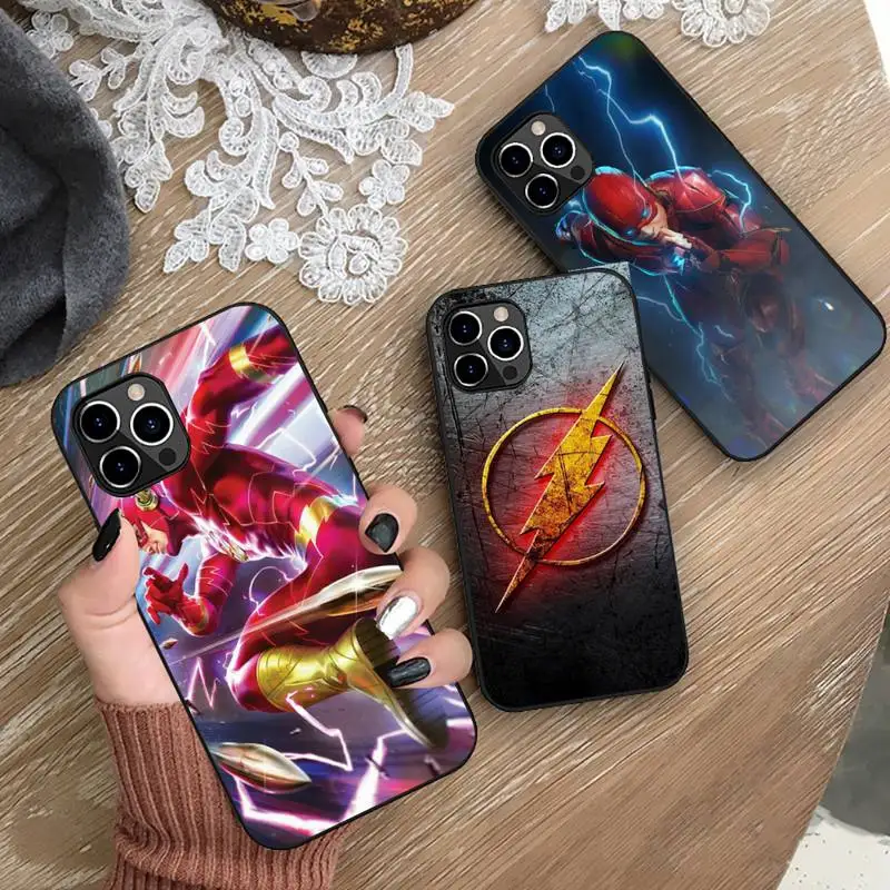 Superhero The flash Badge Phone Case Silicone Soft for iphone 13 12 11 Pro Mini XS MAX 8 7 Plus X 2020 XR cover
Superhero The flash Badge Phone Case Silicone Soft for iphone 13 12 11 Pro Mini XS MAX 8 7 Plus X 2020 XR cover