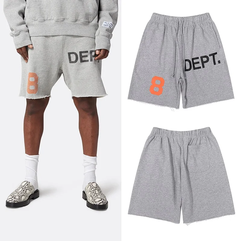 2022GALLERY DEPT Summer New LOGO Men's Casual Sweatpants Alphanumeric 8LOGO Printed Stretch Cotton Loop High Street Shorts
2022GALLERY DEPT Summer New LOGO Men's Casual Sweatpants Alphanumeric 8LOGO Printed Stretch Cotton Loop High Street Shorts