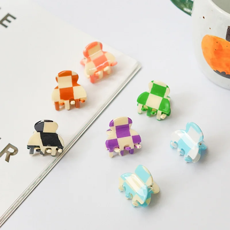 Hot Ins Checkered Hair Claw Clip Acrylic Acetate Black White Colorful Mosaic Grid Plaid Hair Clips Clamp Grab Women Accessories
Hot Ins Checkered Hair Claw Clip Acrylic Acetate Black White Colorful Mosaic Grid Plaid Hair Clips Clamp Grab Women Accessories