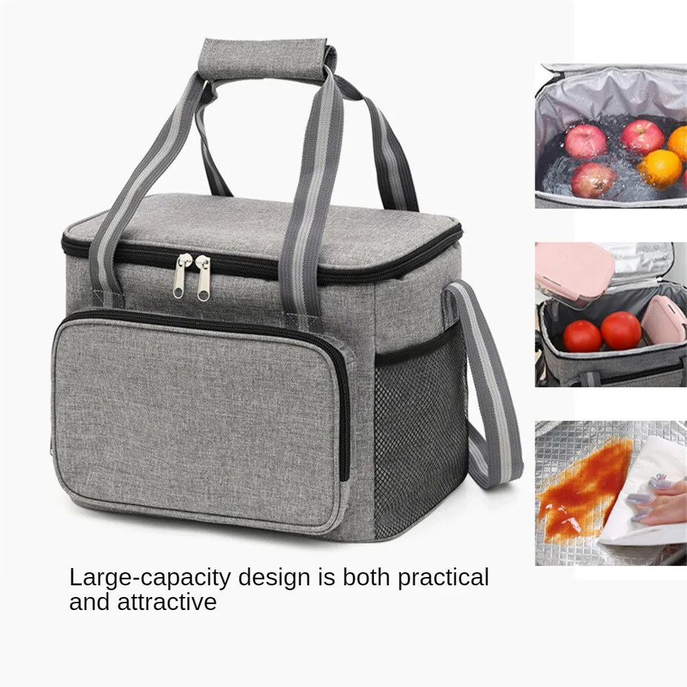 High Capacity Picnic Bag Neutral Insulation Bag Waterproof Ice Bag Portable Lunch Bag Cationic Oxford Cloth Lunch Bag Insulation
High Capacity Picnic Bag Neutral Insulation Bag Waterproof Ice Bag Portable Lunch Bag Cationic Oxford Cloth Lunch Bag Insulation