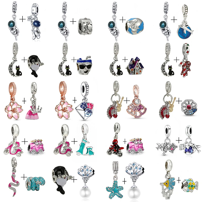 2Pcs/Lot Various accessories marine universe land cat&Dolphin Pendant Butterfly DIY fine beads Charm Fit Original Charm Bracelet
2Pcs/Lot Various accessories marine universe land cat&Dolphin Pendant Butterfly DIY fine beads Charm Fit Original Charm Bracelet