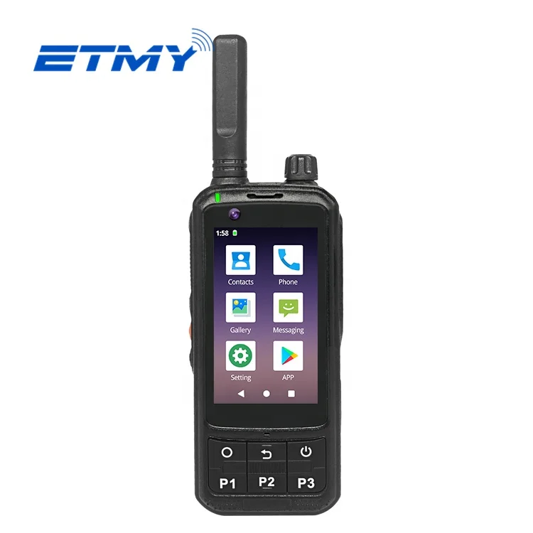 Long distance transmit ETMY ET-A89 wifi Android poc walkie talkie supporting bluetooth and GPS
Long distance transmit ETMY ET-A89 wifi Android poc walkie talkie supporting bluetooth and GPS