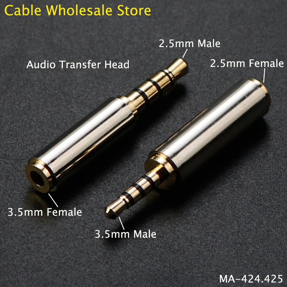 3.5mm To 2.5mm/2.5mm To 3.5mm Audio Adapter Converter Stereo Audio Headphone Jack Transfer Head Cable High-Quality Wholesale
3.5mm To 2.5mm/2.5mm To 3.5mm Audio Adapter Converter Stereo Audio Headphone Jack Transfer Head Cable High-Quality Wholesale