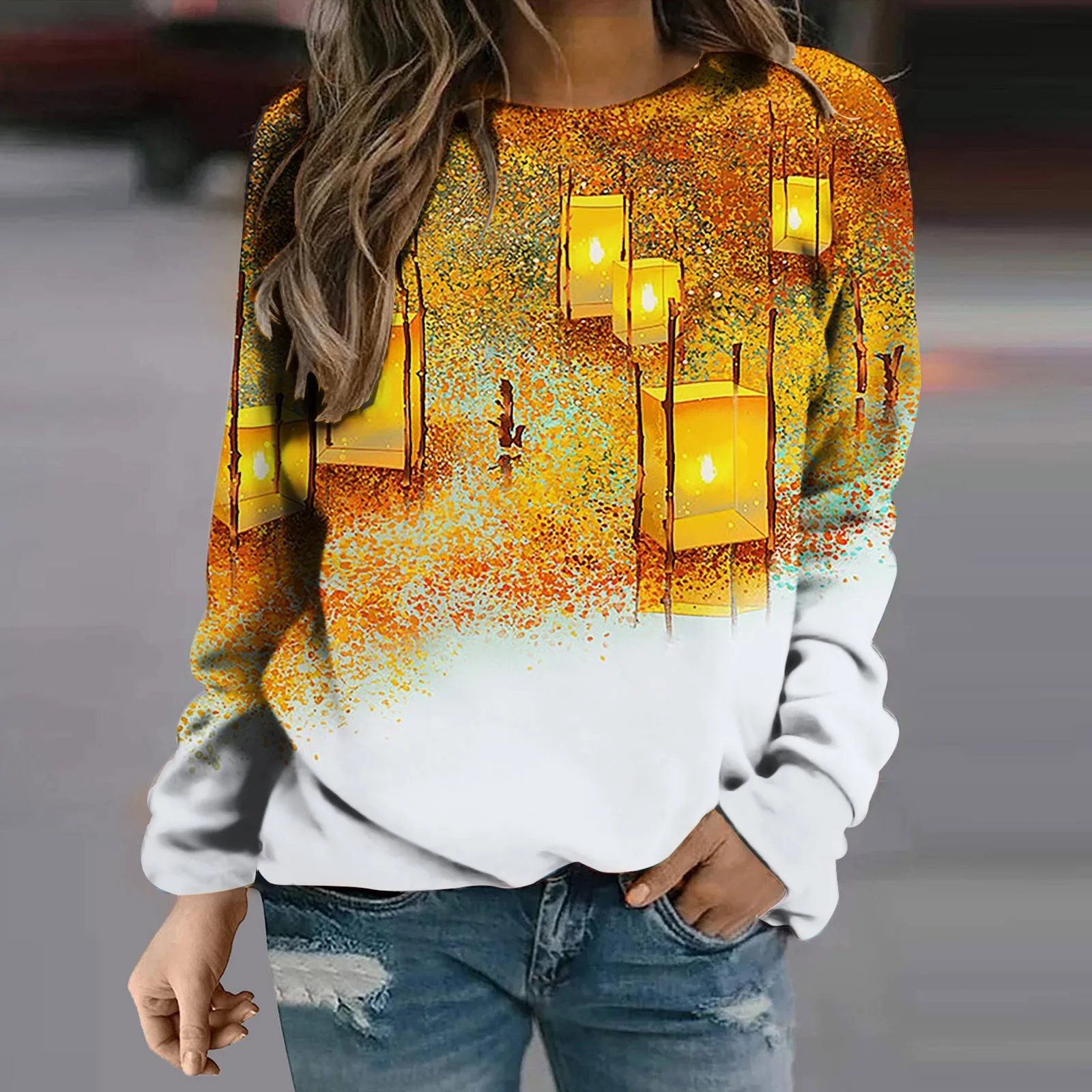 Pullovers Women Loose Sweatshirt Round Neck Fit Pullover Tops Lady Casual Long Sleeve Top Autumn Clothing Sudadera Mujer 2022
Pullovers Women Loose Sweatshirt Round Neck Fit Pullover Tops Lady Casual Long Sleeve Top Autumn Clothing Sudadera Mujer 2022