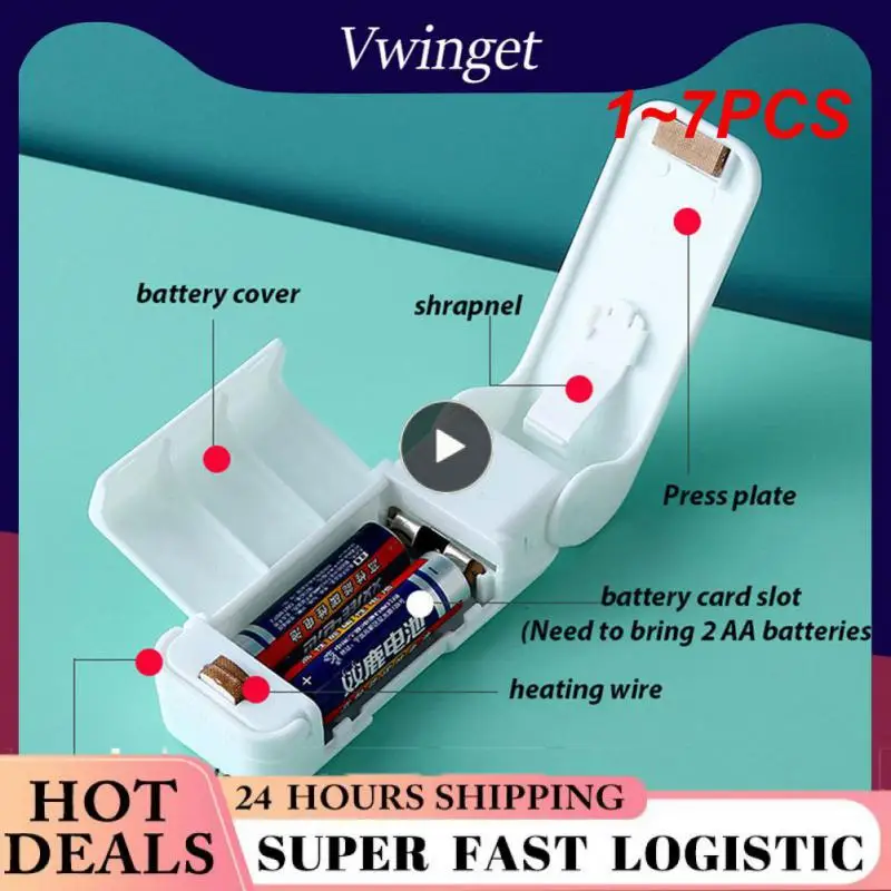 1~7PCS Mini Heat Bag Sealing Machine Package Sealer Bags Thermal Plastic Food Bag Closure Portable Sealer Packing Kitchen
1~7PCS Mini Heat Bag Sealing Machine Package Sealer Bags Thermal Plastic Food Bag Closure Portable Sealer Packing Kitchen