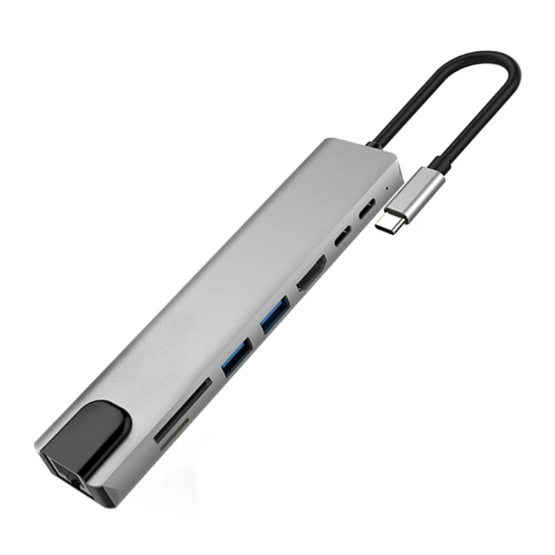 USB-концентратор с Type C 3,0 на 4K адаптер с RJ45 Ethernet SD/TF кардридером для ПК ноутбука компьютера концентратор
USB-концентратор с Type C 3,0 на 4K адаптер с RJ45 Ethernet SD/TF кардридером для ПК ноутбука компьютера концентратор