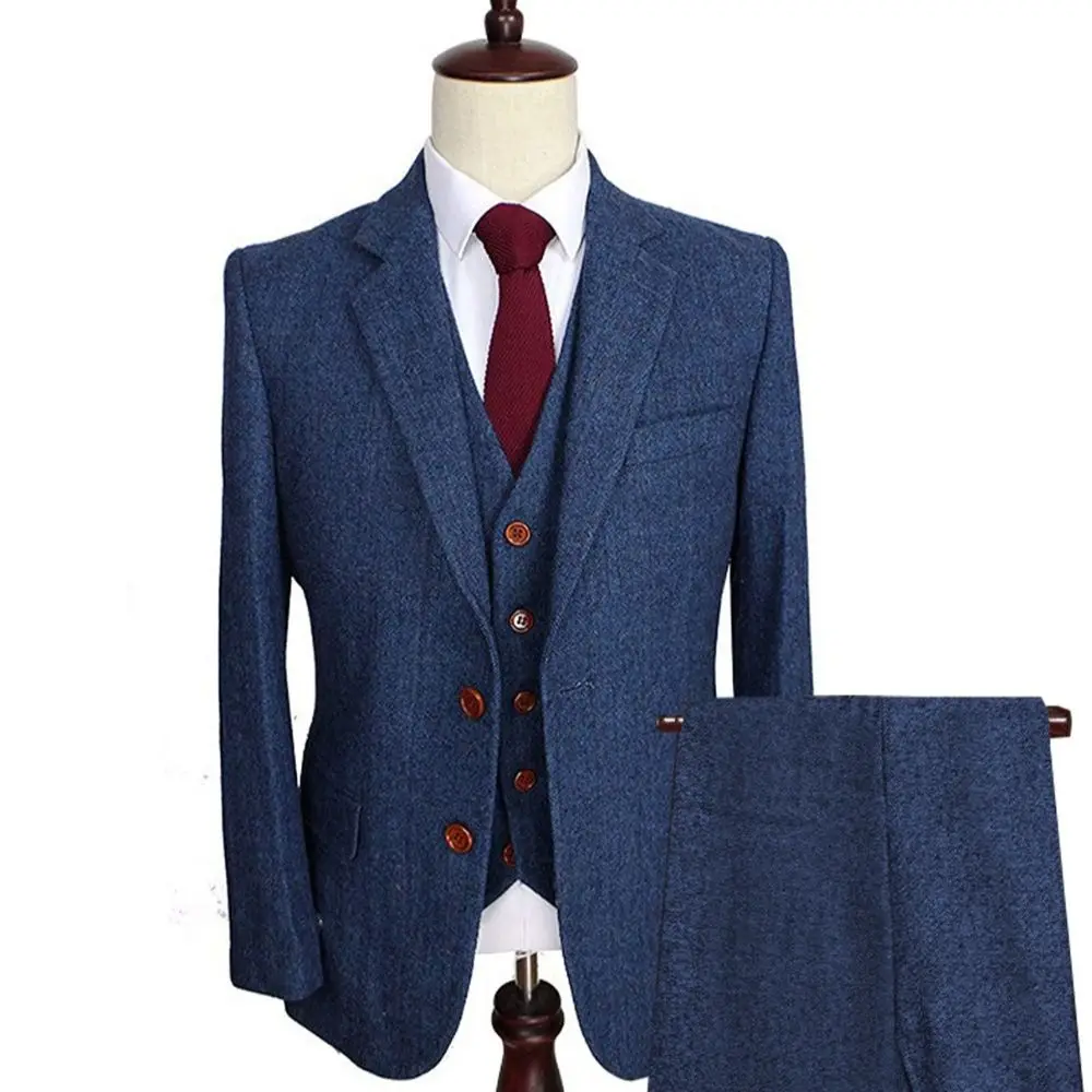 Мужской блейзер с вырезом «елочка», 3 предмета
Мужской блейзер с вырезом «елочка», 3 предмета