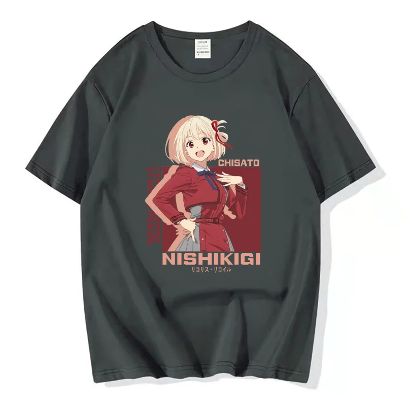 Kawaii Lycoris Recoil Anime T-Shirt Summer Cotton Short Sleeve Round Neck Street Casual Personality T-Shirt
Kawaii Lycoris Recoil Anime T-Shirt Summer Cotton Short Sleeve Round Neck Street Casual Personality T-Shirt