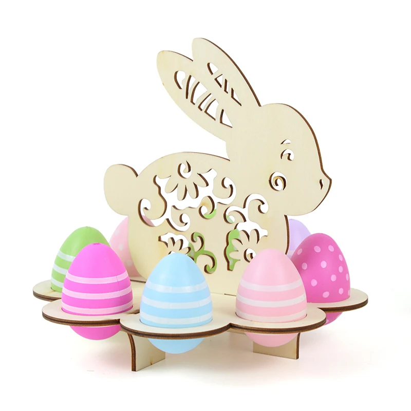 Wood Rabbit Design Egg Holder Rack Storage Easter Eggs Shelves Bunny Display Rack Home Ornament Festival Party Table Decor
Wood Rabbit Design Egg Holder Rack Storage Easter Eggs Shelves Bunny Display Rack Home Ornament Festival Party Table Decor