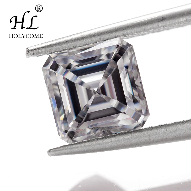 Holycome Loose Moissanite Diamond Stones 1.0-5ct Gray Color Asscher Cut Gemstones For Viennois Jewelry Pass Diamond Teste
Holycome Loose Moissanite Diamond Stones 1.0-5ct Gray Color Asscher Cut Gemstones For Viennois Jewelry Pass Diamond Teste