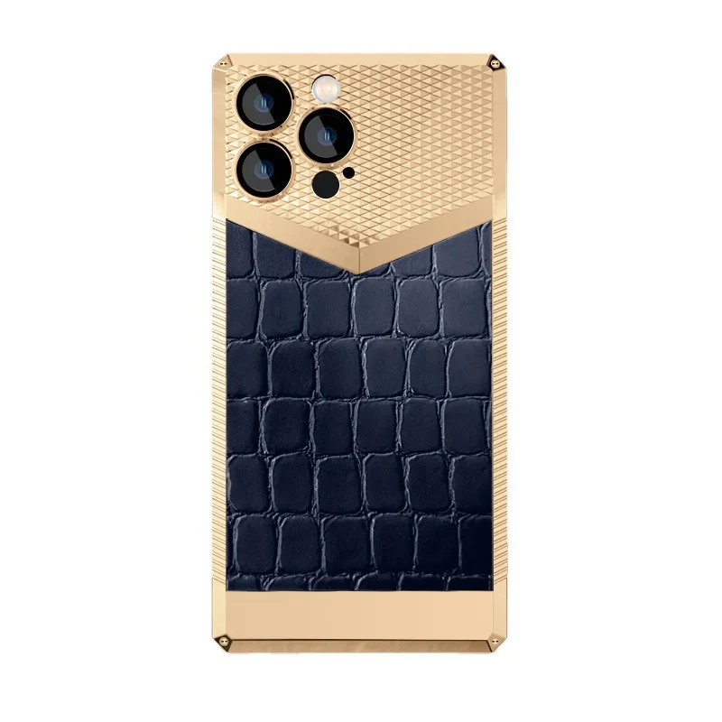 Alligator Texture Self-Contained Lens Film Plated Frame Phone Case For Iphone 14 13 12 Mini 11 Pro Max Lens Protection Cover
Alligator Texture Self-Contained Lens Film Plated Frame Phone Case For Iphone 14 13 12 Mini 11 Pro Max Lens Protection Cover